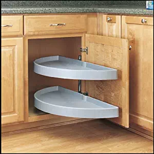 Rev-a-Shelf Half Moon 2 Shelf Pivot & Pull Lazy Susan