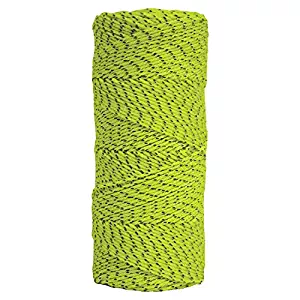 Kraft Tool BC354 Bonded Braided Mason's Line Tube, 500-Feet, Neon Green