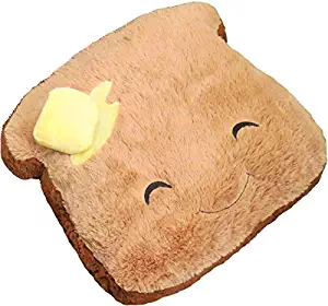 Squishable/ Comfort Food Toast Plush - 19", Brown