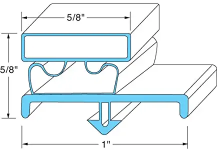 Beverage-Air 703-988C-01 Magentic Door Gasket for Model KR48