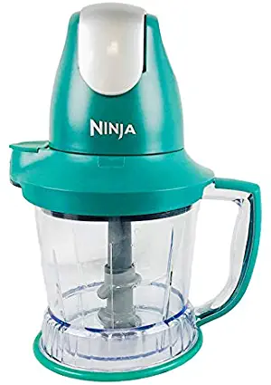 Ninja Storm Food Processor Blender Master Bowl 450W Motor Power Pod with Total Crushing Technology BPA-Free Pitcher Esmerald QB751Q (Renewed)