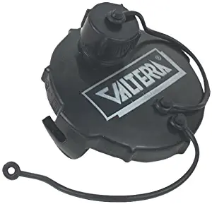 Valterra T1020-1 Waste Valve 3" with Capped 3/4" GHT, Black, Bulk