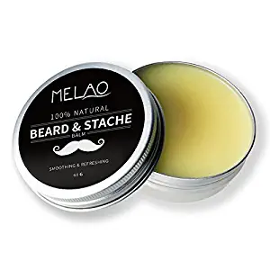 Beard Balm Softener Cream & Growth Conditioner & Leave In Conditioner & Moisturizer Wax,Natural Oil and Butter for Beard Mustache Grooming and Styling