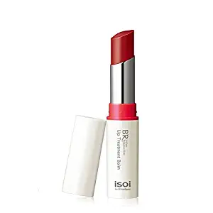 isoi Bulgarian Rose Lip Treatment Balm (Pure Red), 5g (0.18 oz) - Long-Lasting Moisturizing Plumpy Natural Tinted Color Lip Balm For Dry Cracked Lips