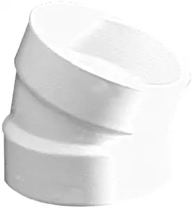 Genova Products 70830 22 1/2° Elbow Pipe Fitting, 3"