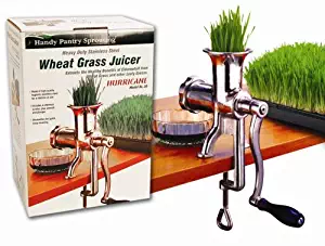 Handy Pantry HJ Hurricane Stainless Steel Manual Wheatgrass Juicer