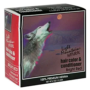 Light Mountain, Hair Color Bright Red, 4 Ounce