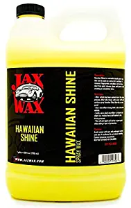 Jax Wax Hawaiian Shine Carnauba Car Wax - Quick Detail Spray, 1 Gallon