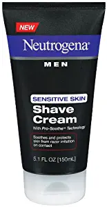 Neutrogena Men Sensitive Skin Shave Cream, 5.1 Ounce (Pack of 3)