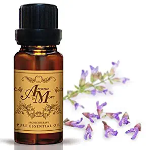 Clary Sage “Select” Hydrodiffused 100% Pure Essential Oil (USA) (Salvia scleria) (Floral Scent) 10 ml (1/3 Fl Oz) Premium Grade-Beauty