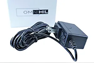 Omnihil AC/DC Power Adapter/Adaptor for 6V 2A AC/DC Charger Adapter Cord Plug for NX, SX, MX, RX, HX, RS, RE and DZT13 Deodorizer Replacement Switching Power Supply Cord