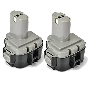 2 x ExpertPower 12v 3000mAh NiMh Extended Battery for Makita 1233 1234 1235 1235B 1235F 192696-2 192698-8 192698-A 193138-9 193157-5