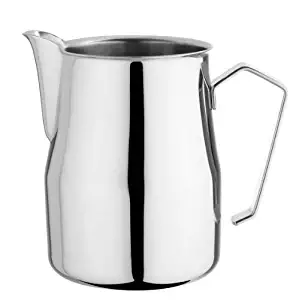 Motta Stainless Steel Europa Professional Milk Pitcher/Jug 11.8 Fluid Ounce