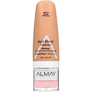 Almay Best Blend Forever Foundation, Sand Beige, 1 fl. oz, SPF 40 Broad Spectrum