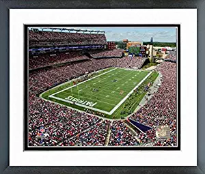 Gillette Stadium New England Patriots Photo (Size: 12.5" x 15.5") Framed