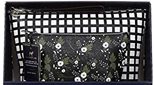 Dabney Lee Two Piece Pouch Set With Removable Wristlet Cosmetic Case Makeup Bags