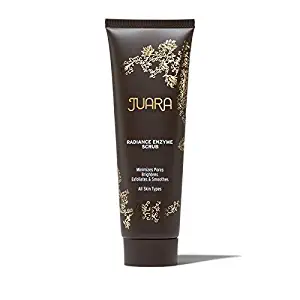 Facial Cleanser Scrub – JUARA Skincare Radiance Enzyme Scrub – Multi Use Enzyme Exfoliant Scrub for All Skin Types – Dermatologist Tested – 100% Vegetarian