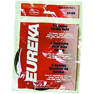 Eureka 61520A Style "J" Upright Vacuum Belts (2 pk)