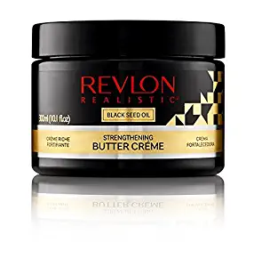 Revlon Realistic Black Seed Oil Strengthening Butter Créme Leave-in Conditioner 10.1 Oz (300ml)