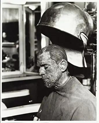 Boris Karloff 8x10 Movie Photo in monster make up under dyer
