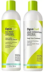 Devacurl No-Poo Original 12oz + One Condition 12oz Combo