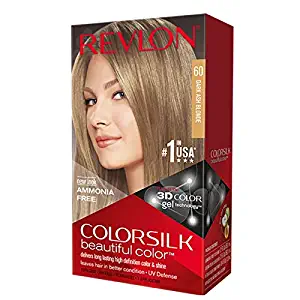 Revlon ColorSilk Hair Color, 60 Dark Ash Blonde 1 ea (Pack of 3)