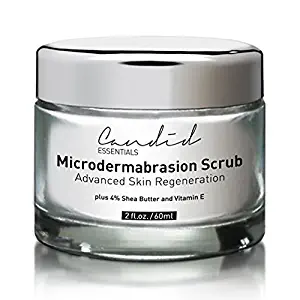 Advanced Microdermabrasion Scrub, A Natural Exfoliating Facial Scrub for Face, Hands & Neck & Décolleté, Anti Aging Skin Care, Proven to Minimize Pores, Wrinkles, Acne Scars & Remove Blackheads.