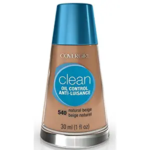 CoverGirl Clean Oil Control Liquid Makeup, Natural Beige 540 1 fl oz (30 ml)