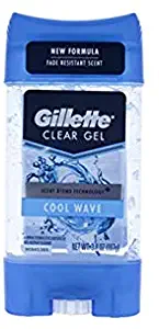 Gillette Anti-Perspirant Deodorant Clear Gel, Cool Wave 3.8 oz