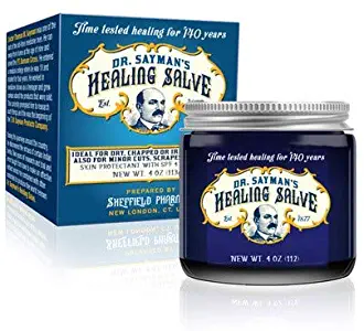 Dr. Sayman's Healing Salve – The Original Skin Care Ointment and Protectant/Great for Itchy, Dry and Sensitive Skin/Treats Cracked Feet, Rough Heels and Chapped Lips (4oz.)