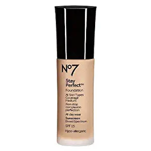 No7174; Stay Perfect Foundation SPF 15 Warm Ivory - 1oz Warm Ivory