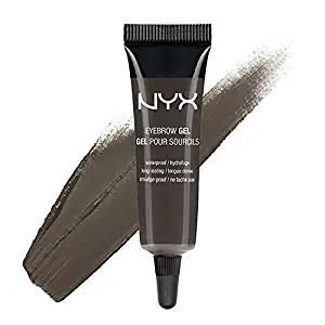NYX Waterproof Eyebrow Gel Black (Ebg05) 0.34floz(10ml)