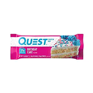 Quest Nutrition Protein Bar, Birthday Cake (Pack of 12)