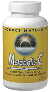 Source Naturals Metabolic C 1000mg, Optimized Vitamin C for Enhanced Antioxidant Protection, 100 Tablets