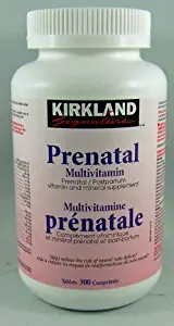 Kirkland Signature Prenatal/Postpartum Multivitamin/Mineral 300 tablets